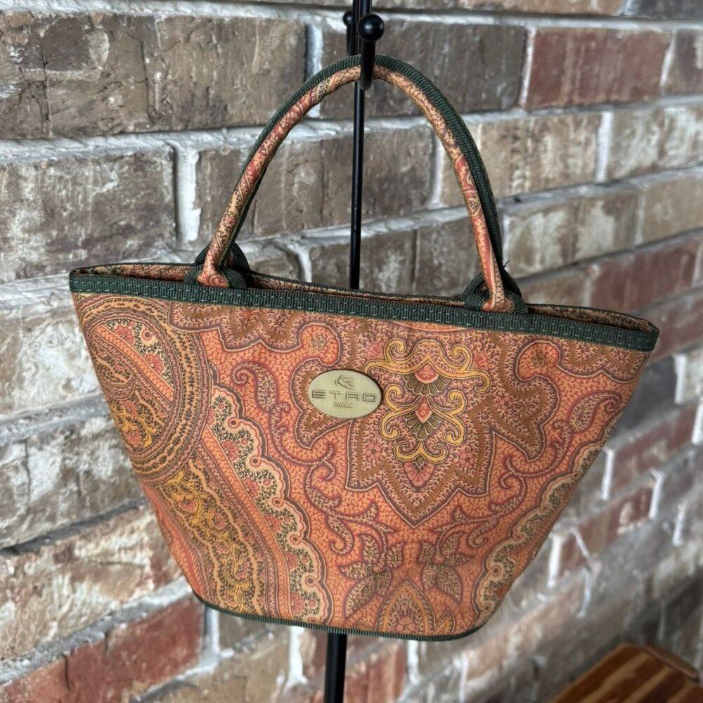 Etro Rare Mini Paisley Tote Bag